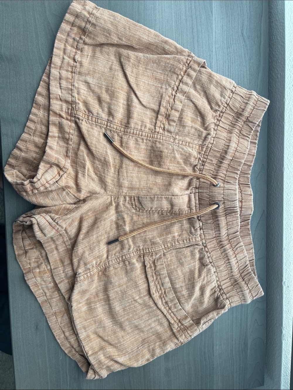 Athleta Women's Drawstring Shorts - Tan